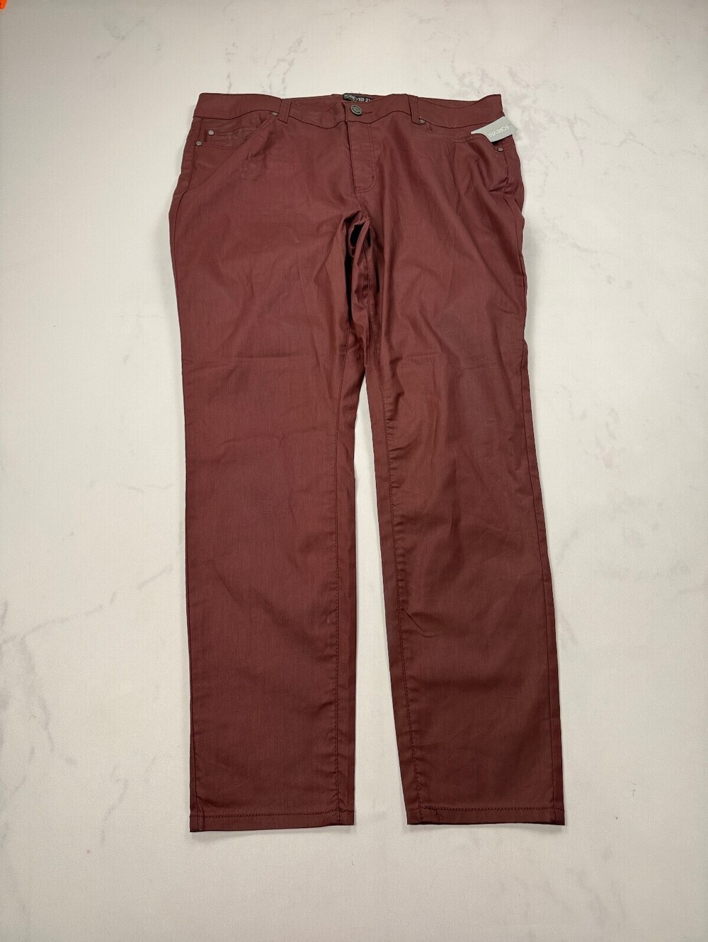 Forever 21 Plus Sizes Cargo Pants Burgundy 90s VTG Adjustable - Womens 20 Plus